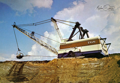 TGS (Texas Gulf Sulphur Company) Bucyrus Erie 2550W (Aurora Mine)