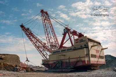 Central Ohio Coal Company Bucyrus Erie 2570W (Muskingum Mine)