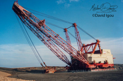 Central Ohio Coal Company Bucyrus Erie 4250W (Muskingum Mine)