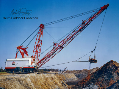 Consol Coal Company Bucyrus Erie 1550W (Burning Star #2)