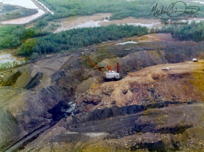 AMAX Coal Company Bucyrus Erie 1050B (Ayrgem Mine)