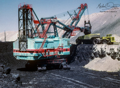 Western Energy Company Bucyrus Erie 550B (Rosebud Mine)