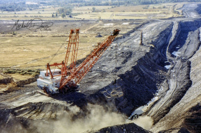 AMAX Coal Company Bucyrus Erie 2570W (Chinook Mine)