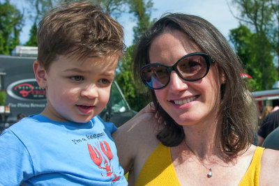 Blaise and his momma