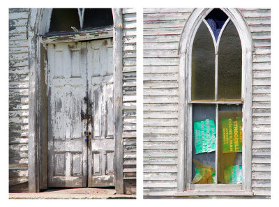 details - old disused church