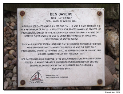 Ben Sayers Memorial Plaque