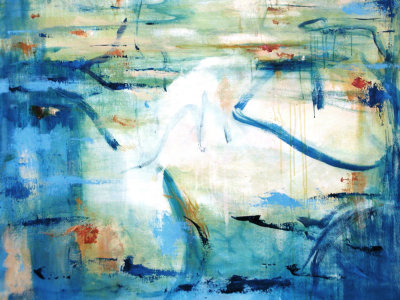 Water Dance, acrylic on Canvas, 26x36