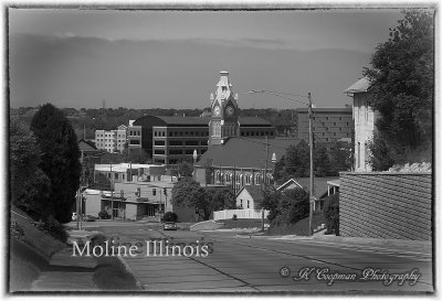 Downtown Moline, Illinois 