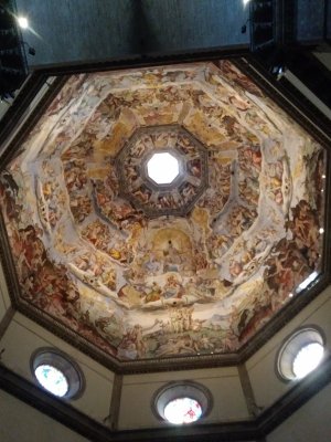 Duomo inside The Last Judgment under Brunelleschi's Dome by Giorgio Vasari