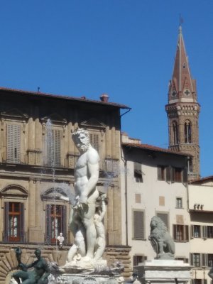 Neptune with Castagna Tower behind