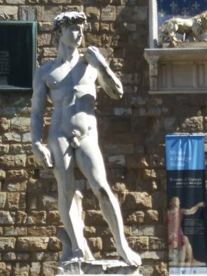 Palazzo Vecchio fake David