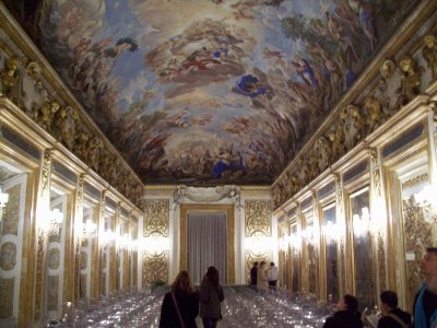Hall inside Palazzo Medici Riccardi