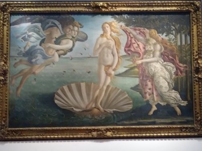 Uffizi Botticelli Birth of Venus