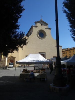 Santo Spirito of the Augustinian order-construction  begun in 1444 by Filippo Brunelleschi