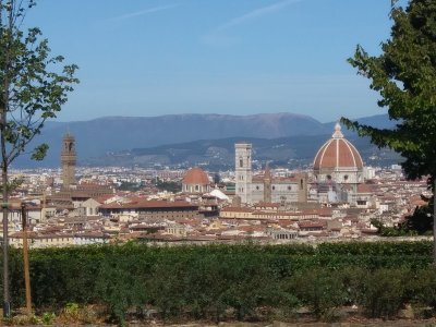 Amazing view of Florence from San Miniato