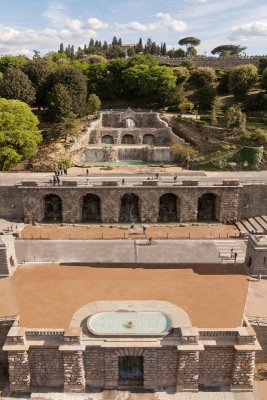 Fontane delle Really looks like now from the Tower of San Niccolo uampe del Poggi what the entire fountain to Michelangelo Plaza