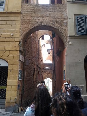 Siena Cool arches everywhere to support the old buildings