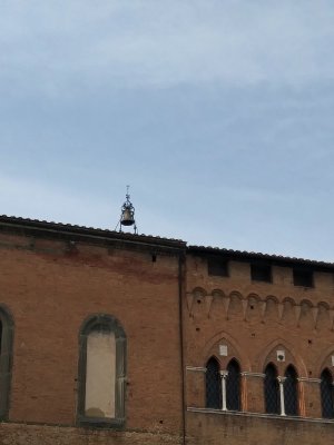 Siena Bells on the tops of the buildings all around the Duomo and town