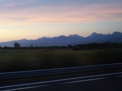Mountains just beyond Pisa where Michelangelo got Carrara Marble for many of his commissions