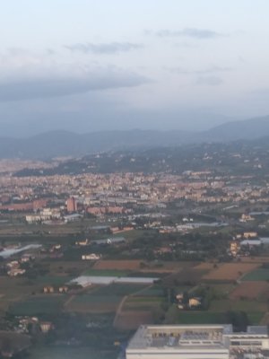 Florence from the plane