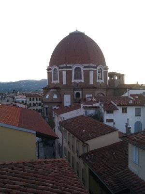 Medici Chapels from our terrace
