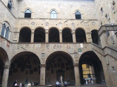 Bargello Courtyard the building also functioned as the police station- or bargello