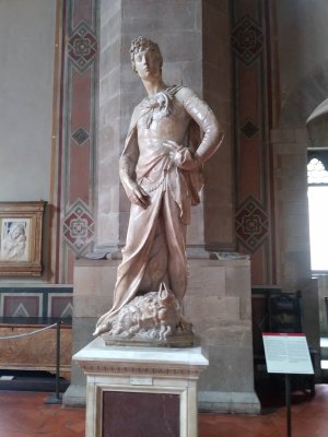 Early David 1408 by Donatello when he was 22