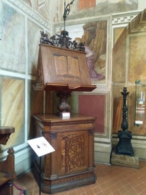 Bargello room with furniture- Pulpit