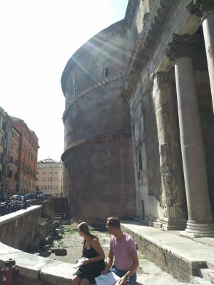 Called Pantheon as it was dedicated to all(pan) the gods(theos) one of the rare public temples that let ordinary Romans go in