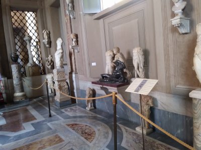 Another room of miscellaneous busts and statues