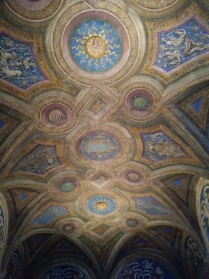 Another cool ceiling on the way to the Sistine Chapel