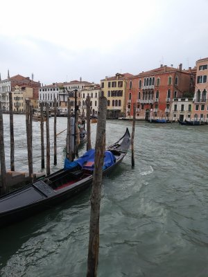 Traghetto crossing the Grand Canal.