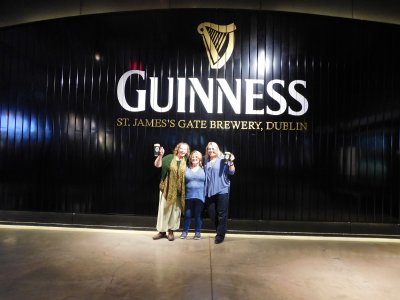 Guinness Storehouse Brewery experience  telling the tale of Ireland's famous beer, with tastings and a rooftop bar.