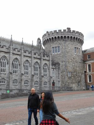 Dublin Castle(1204)- The Record Tower, the sole surviving tower of the medieval castle dating from c.1228.