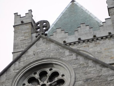 Christ Church Cathedral located in the old centre of medieval Dublin