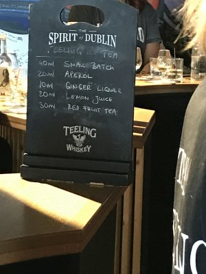 Teeling Whiskey Distillery- The Bang Bang Bar 