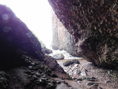Cushendun Caves- the secret way into Renlys camp at Storms End