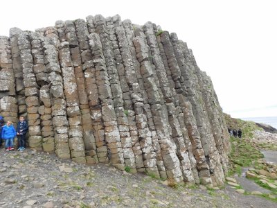 Giant's Causeway is an area of about 40,000 interlocking basalt columns