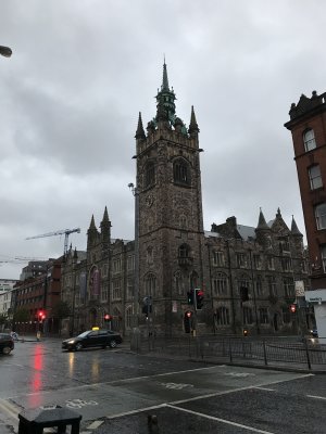 Headquarters of The Presbyterian Church in Ireland(1905) AKA the gothic looking building we turn right at