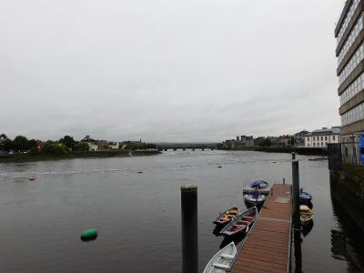 Limerick City Marina from Arthur's Quay Park in Limerick