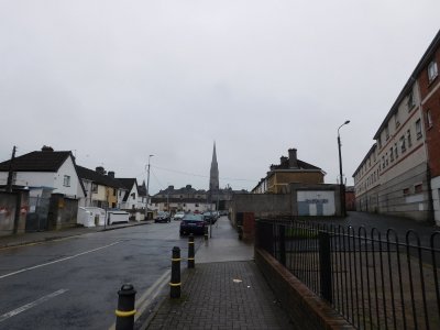 Heading towards Ireland's tallest Spire at St John's Cathedral