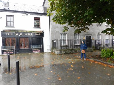 St John's Square- Square Bar that wasn't open yet, hence the need for tree coverage