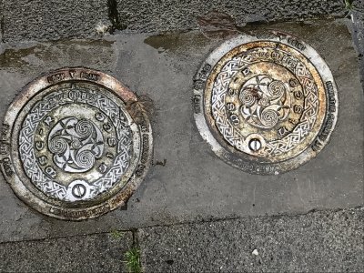 Totally cool manhole covers