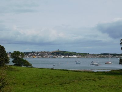 Castle Ward overlooks Strangford Lough the largest sea inlet in the British Isles