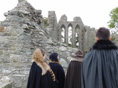 Inch Abbey/ GOT the place where the bannermen declared Robb Stark as the new King of the North