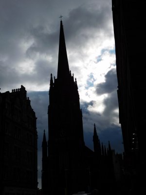 The Hubs spire is the highest point in central Edinburgh.