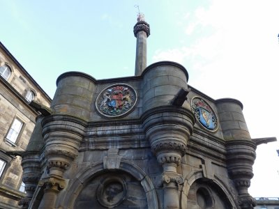 Mercat Cross-To this day, royal proclamations are still ceremonially read in public at the Mercat Cross in Edinburgh