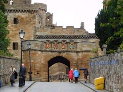 Fore entrance to Linlithgow Palace, built by King James V around 1533, gave access to the outer enclosure surrounding the palace