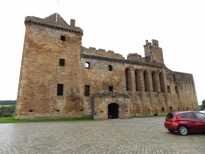 The south face of Linlithgow Palace  one of the principal residences of the monarchs of Scotland in the 15th & 16th centuries