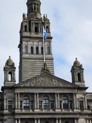 Built by Glasgow Corporation the Chambers are the continuing headquarters of Glasgow City Council